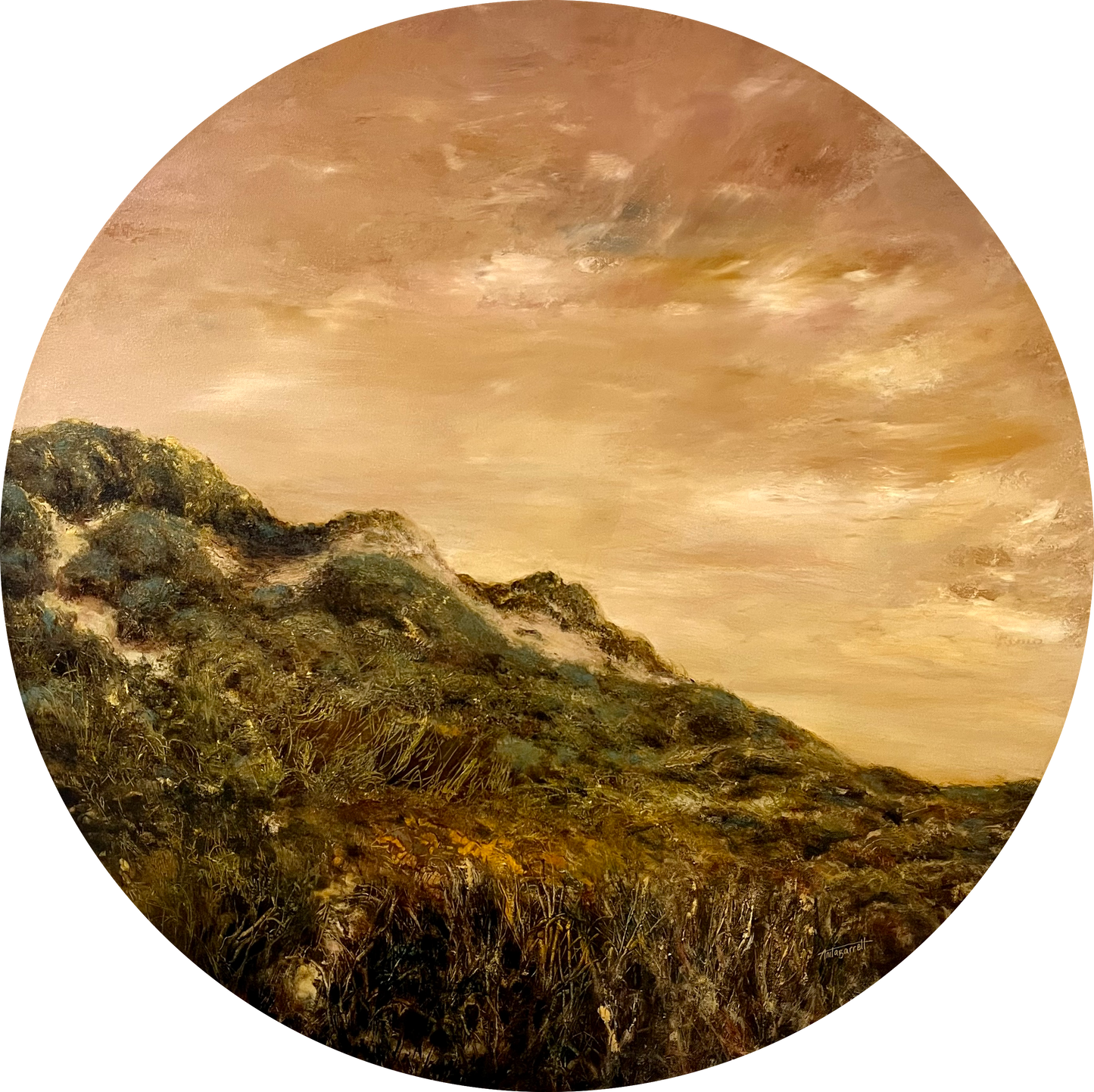 Burnished