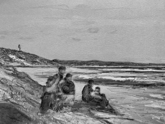 Heide Artists on the Beach at Lon
