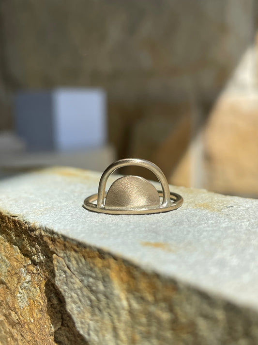 Argent Double Arch Ring