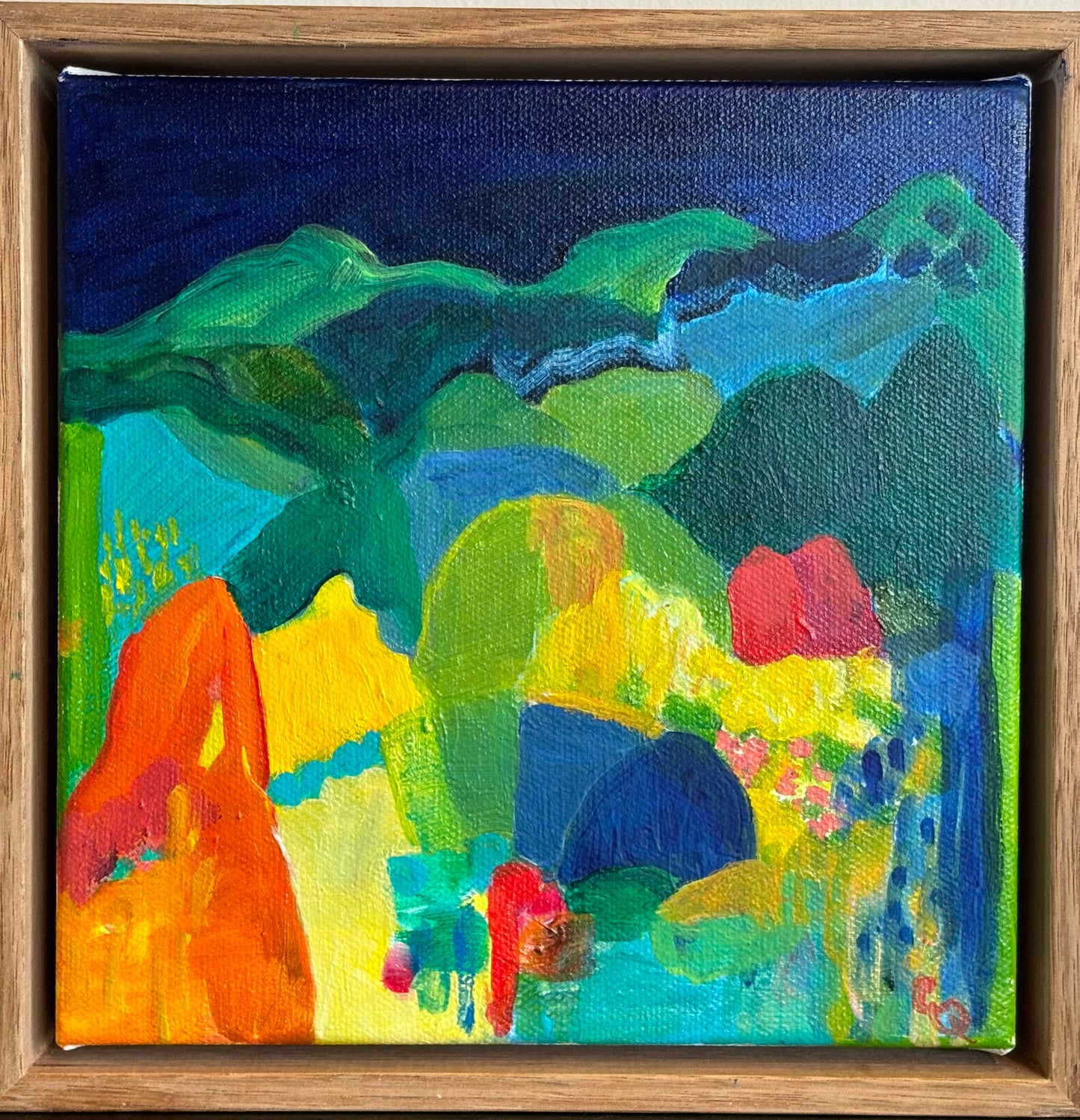 Mountains #2-Cathy Quinn original Art work