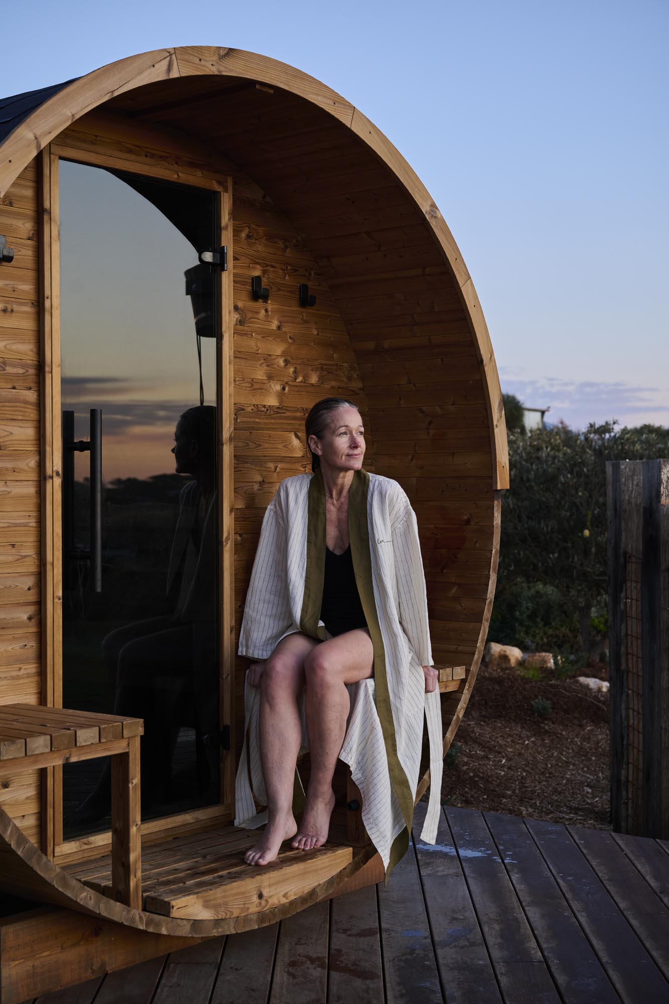 Signature Lon x Carlotta & Gee Linen Robe