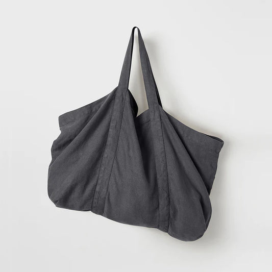 Cultiver Frankie Linen Bag - Slate